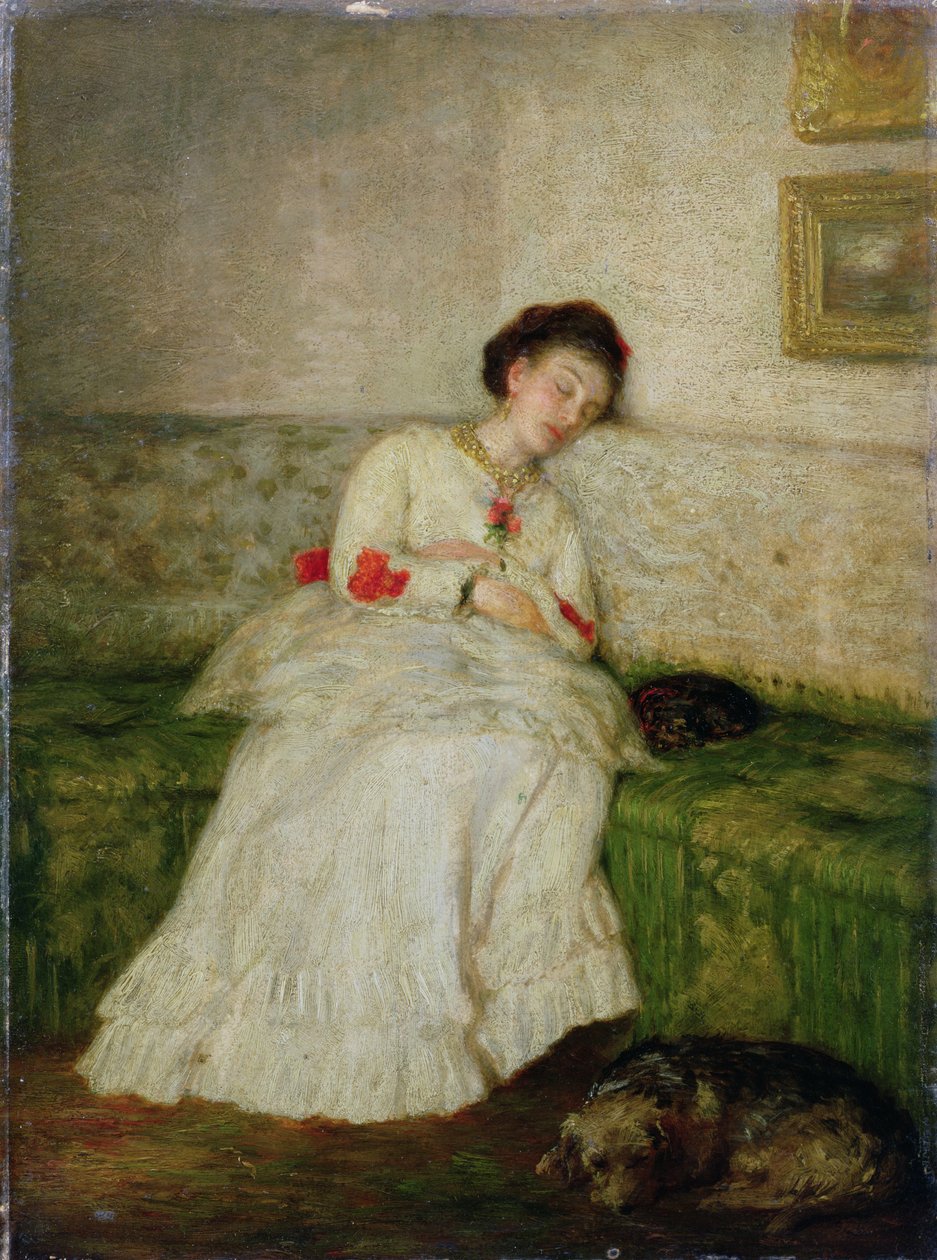 O sofá verde de John Lavery