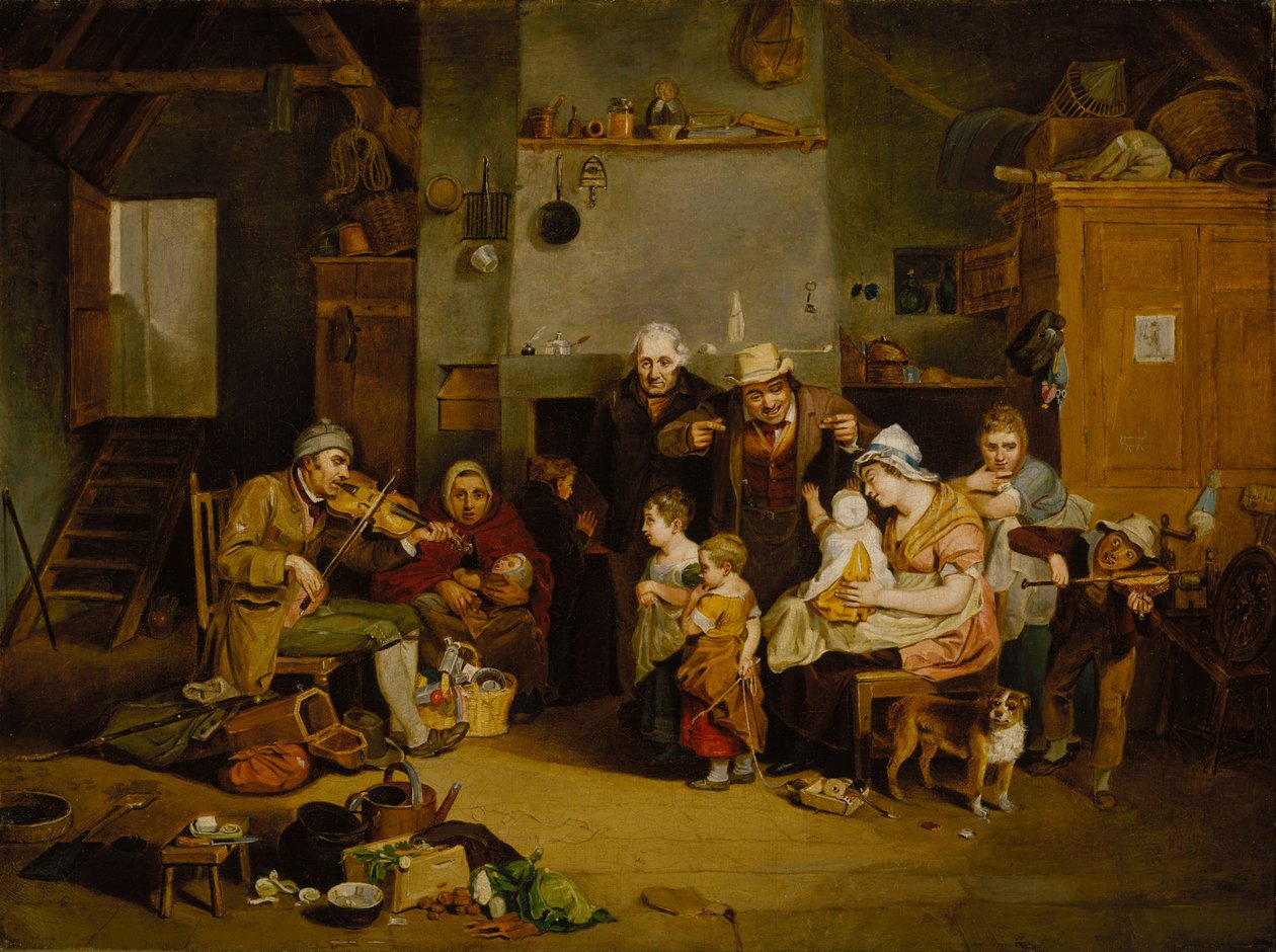 Violinista cego de John Lewis Krimmel