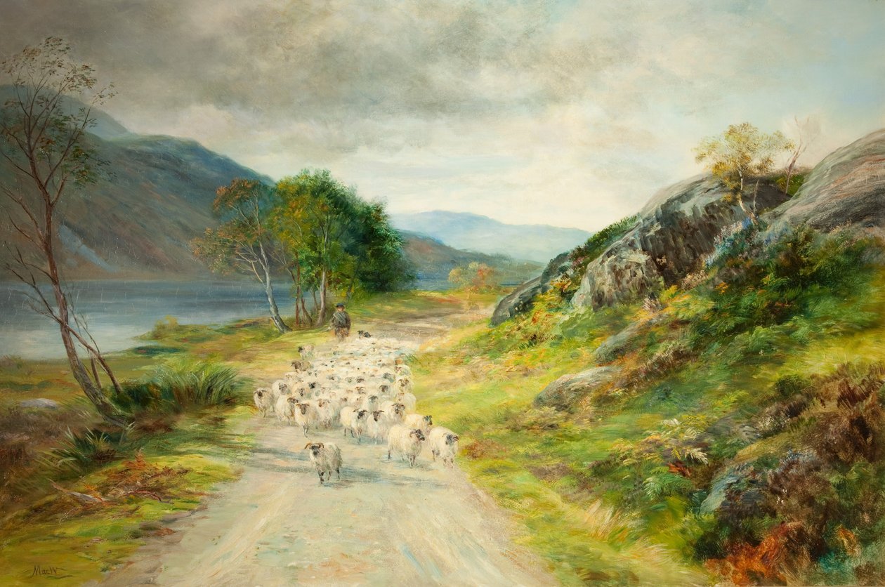 As montanhas de Moidart de John MacWhirter