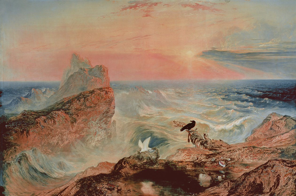 Assuaging das águas, 1840 de John Martin