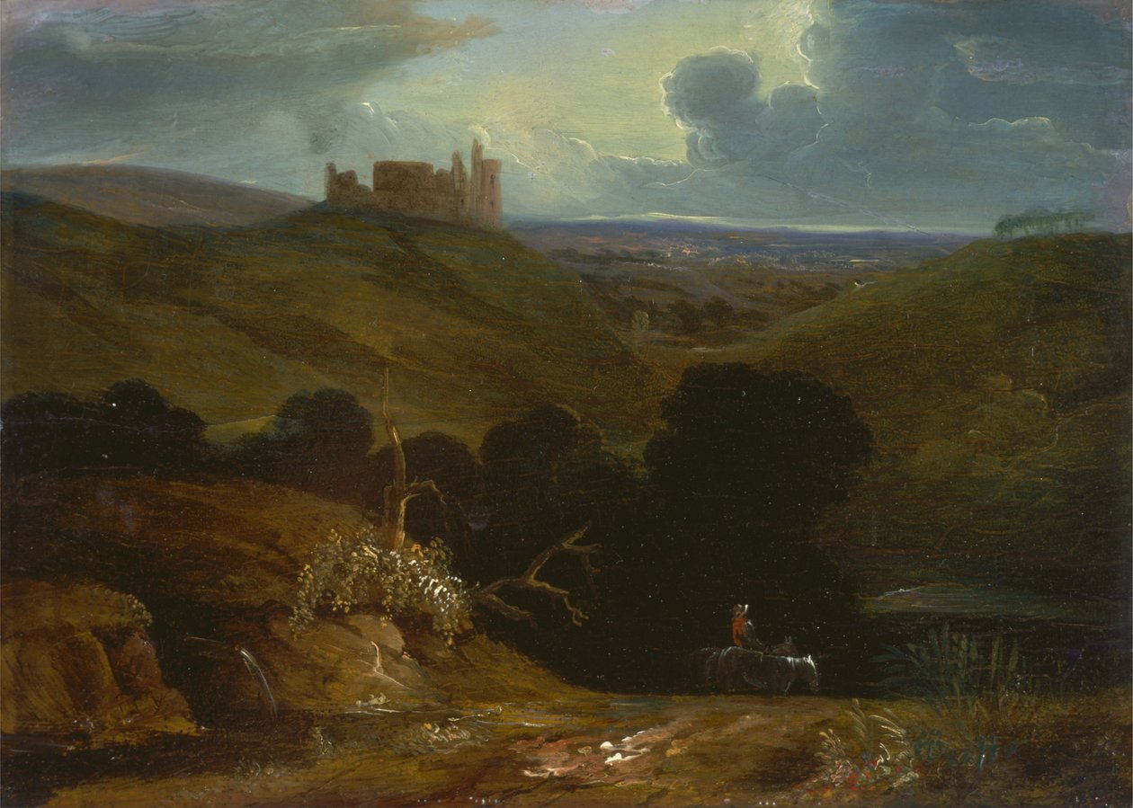 Paisagem com um castelo de John Martin