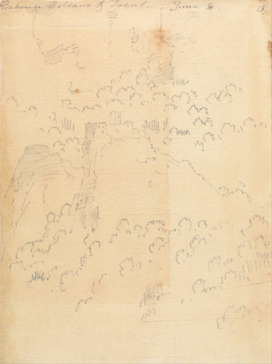 Entre Bolzano e Trento, 8 de junho de John Robert Cozens