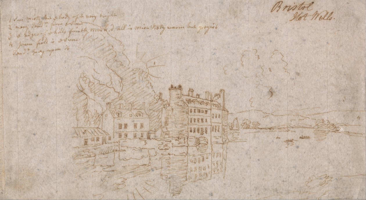 Bristol Hot Wells de John Robert Cozens