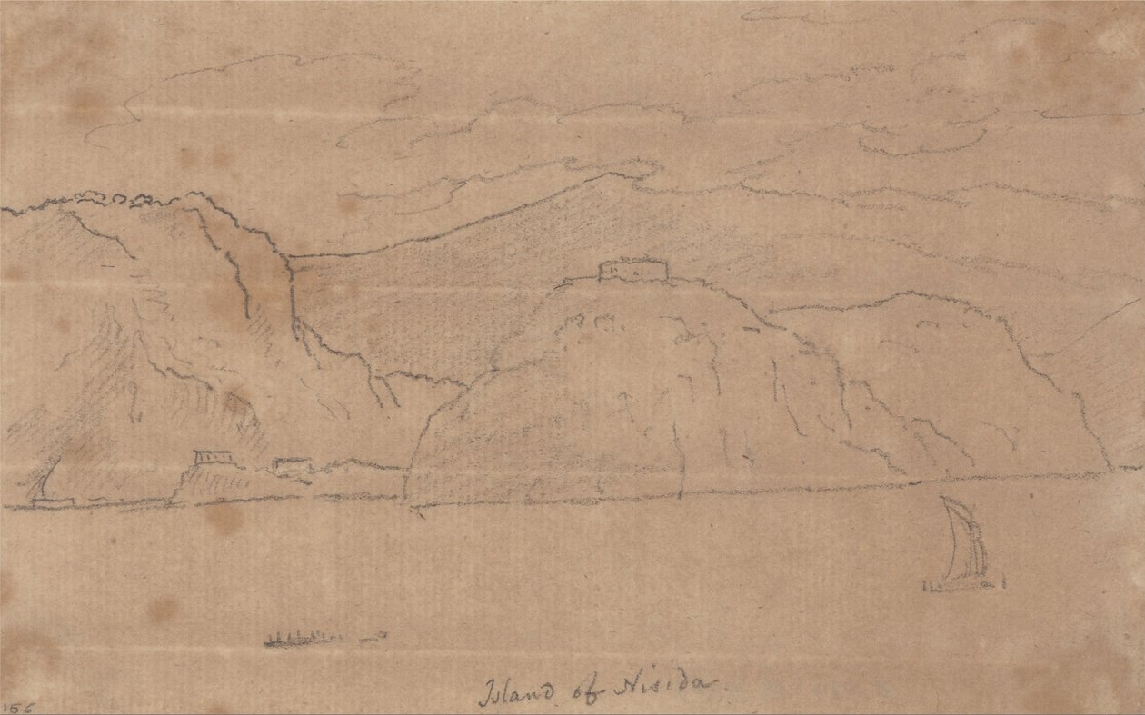 Ilha de Nisida de John Robert Cozens