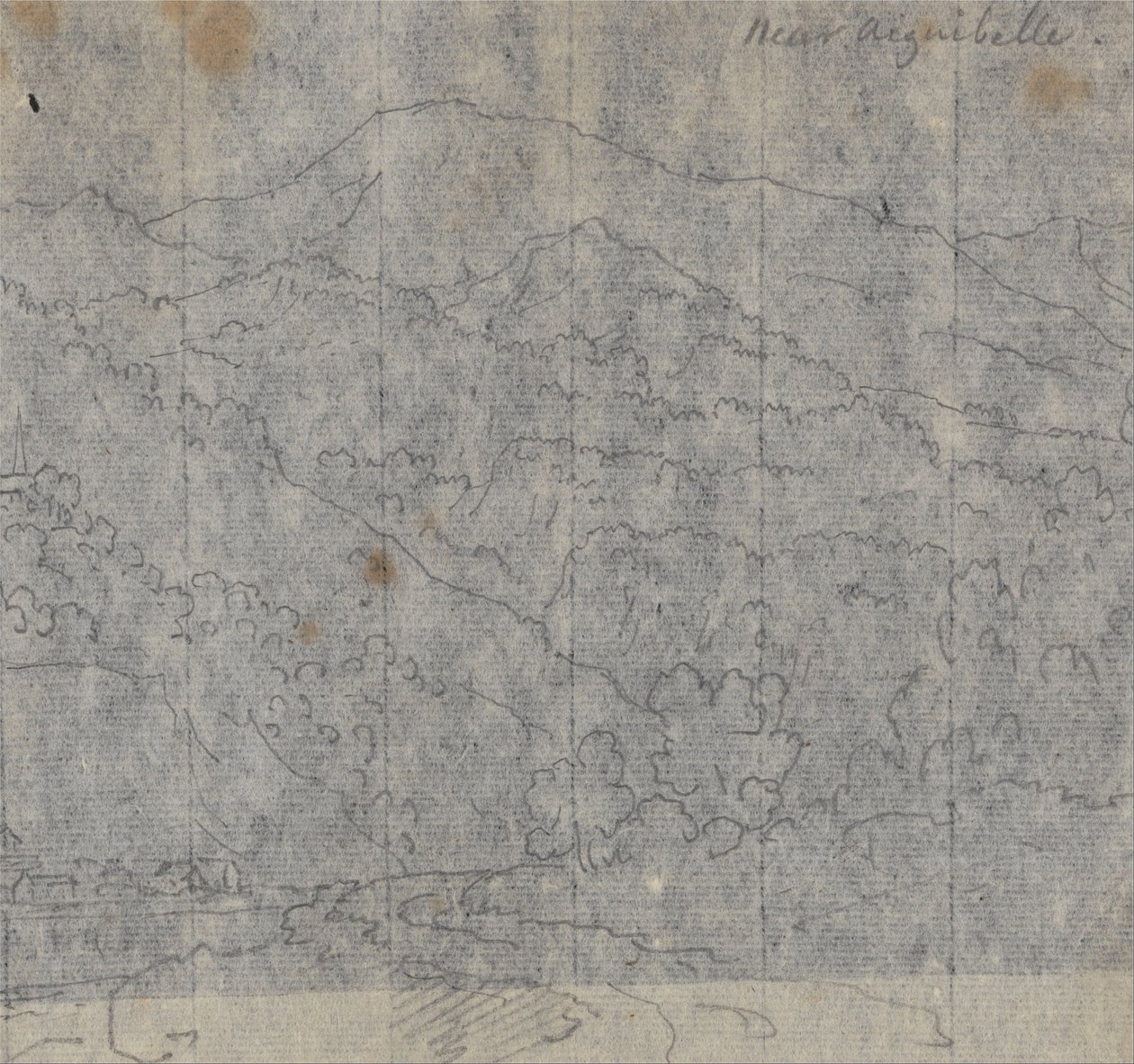 Perto de Aiguebelle de John Robert Cozens