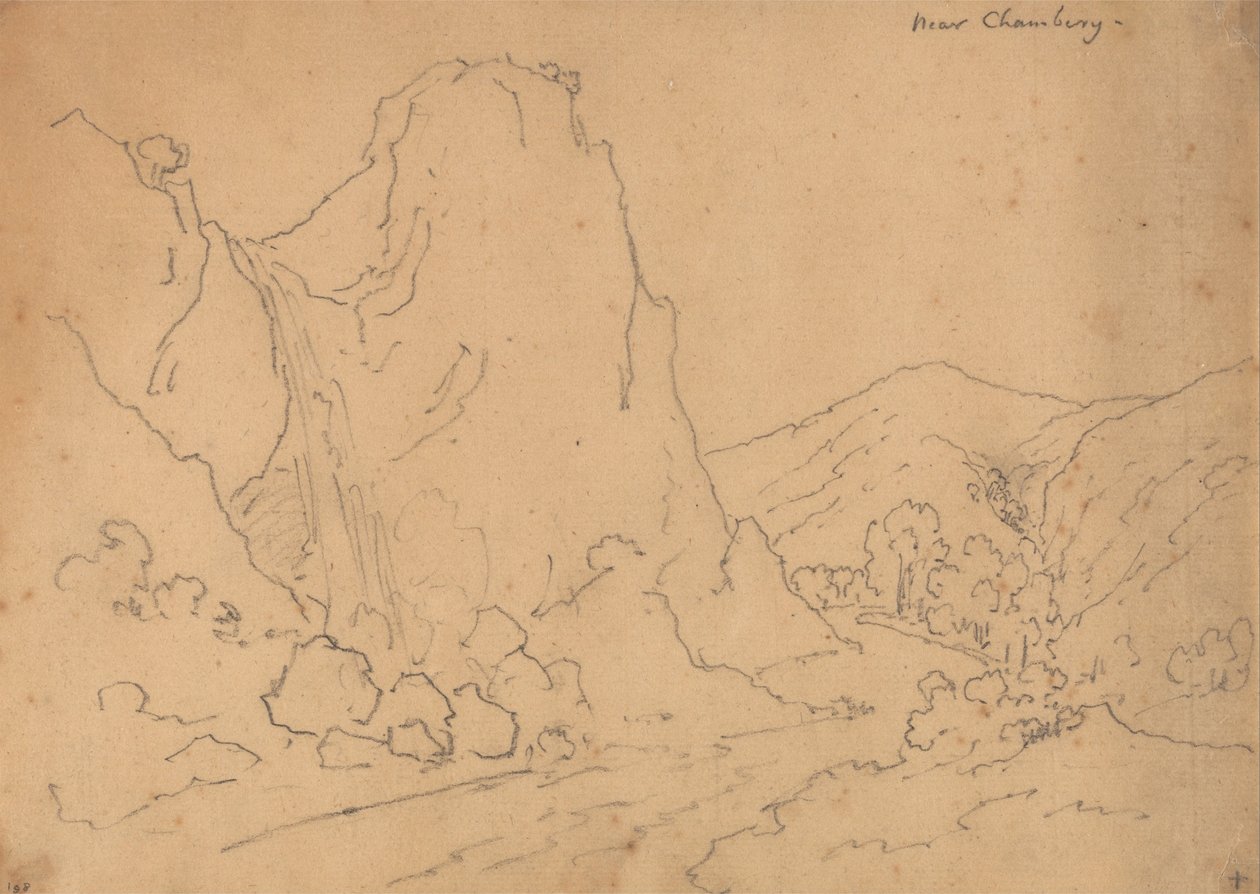 Perto de Chambéry de John Robert Cozens