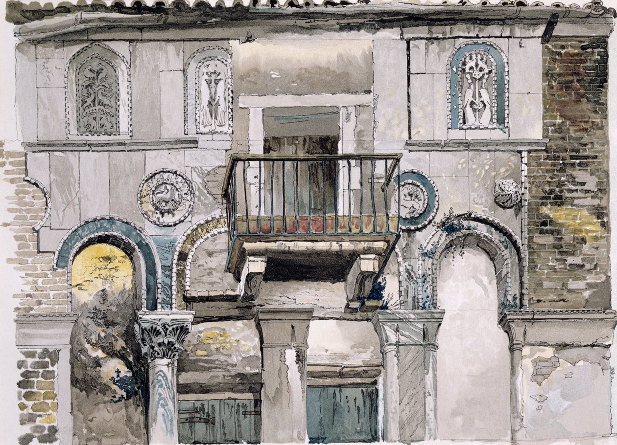 Fondaco dei Turchi, Veneza de John Ruskin