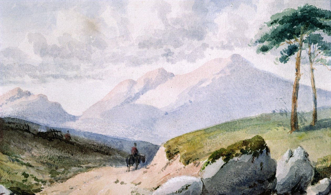 Paisagem montanhosa de John Ruskin