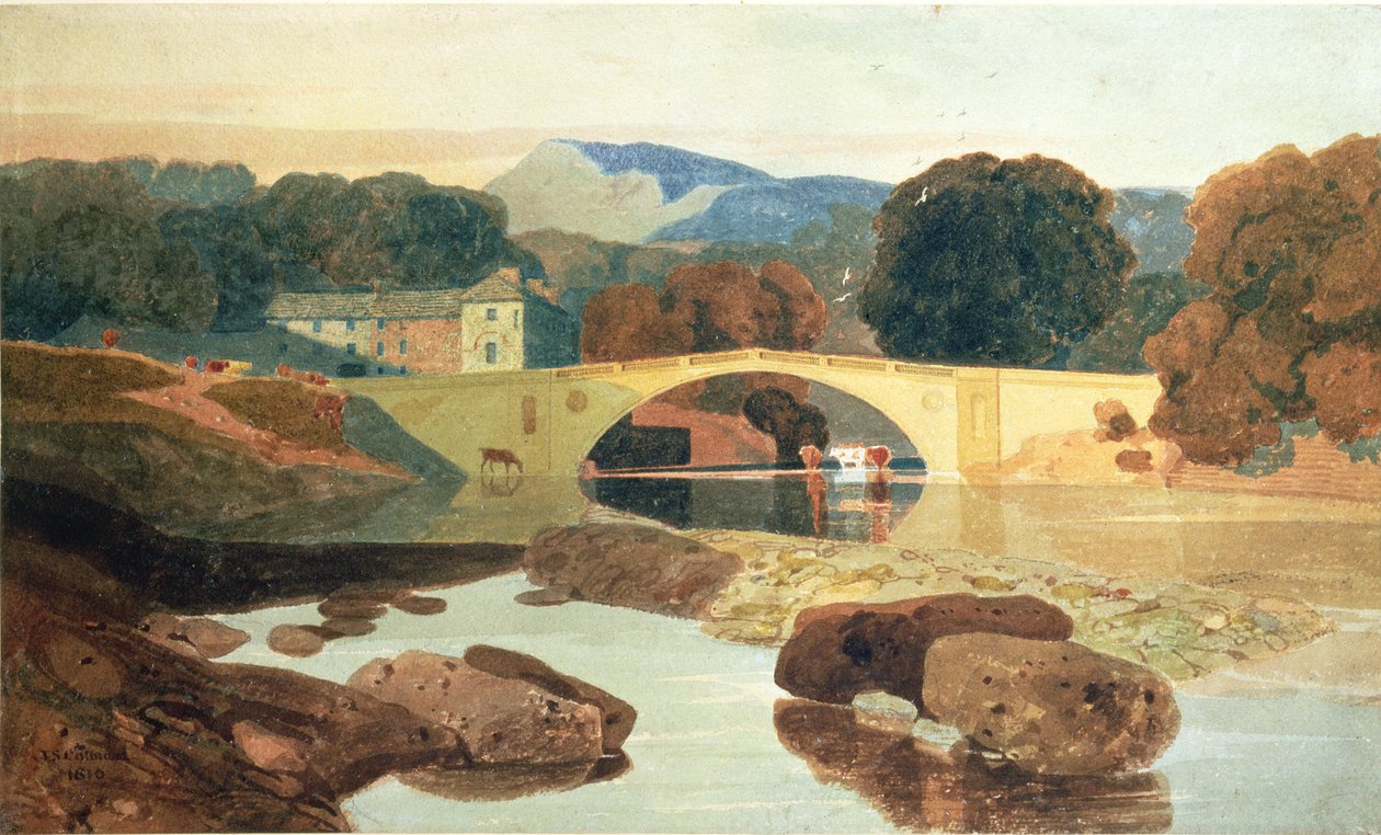 Ponte Greta, Yorkshire, 1810 de John Sell Cotman