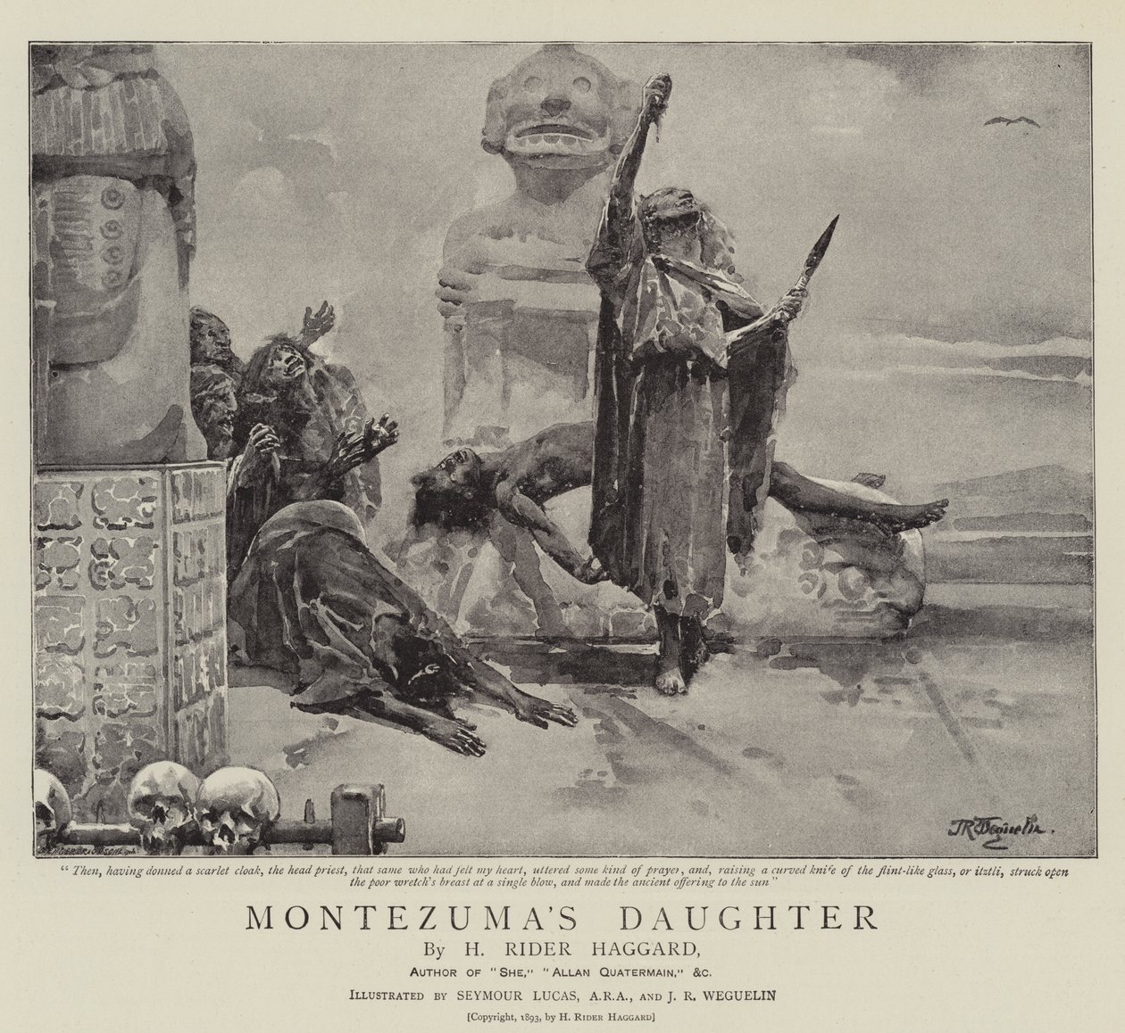 Filha de Montezuma de John Seymour Lucas