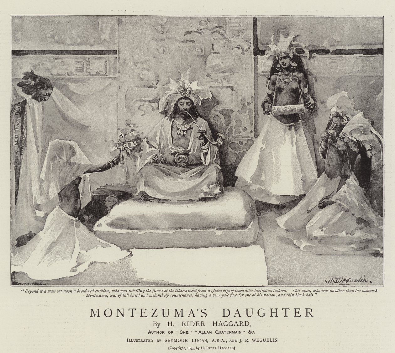 Filha de Montezuma de John Seymour Lucas