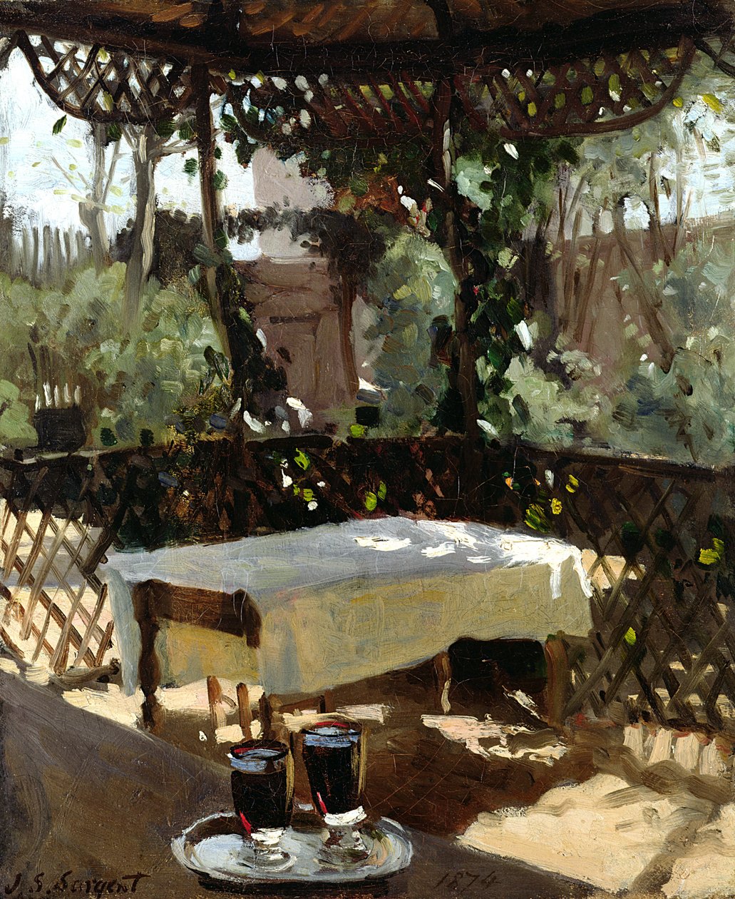 Dois copos de vinho, 1874 de John Singer Sargent