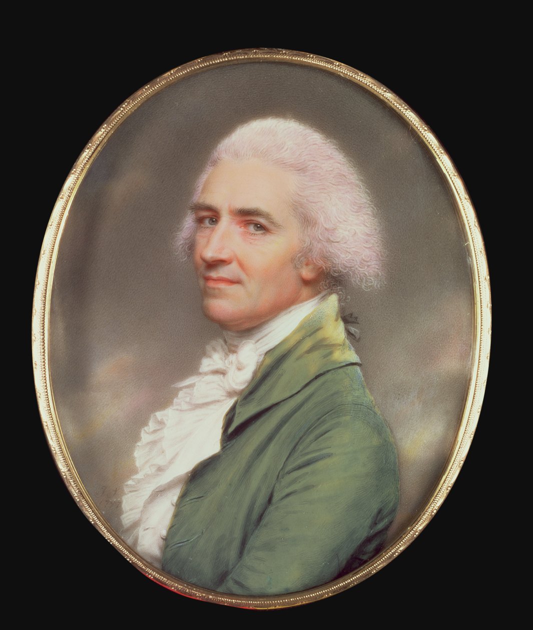 Auto-retrato em miniatura de John Smart