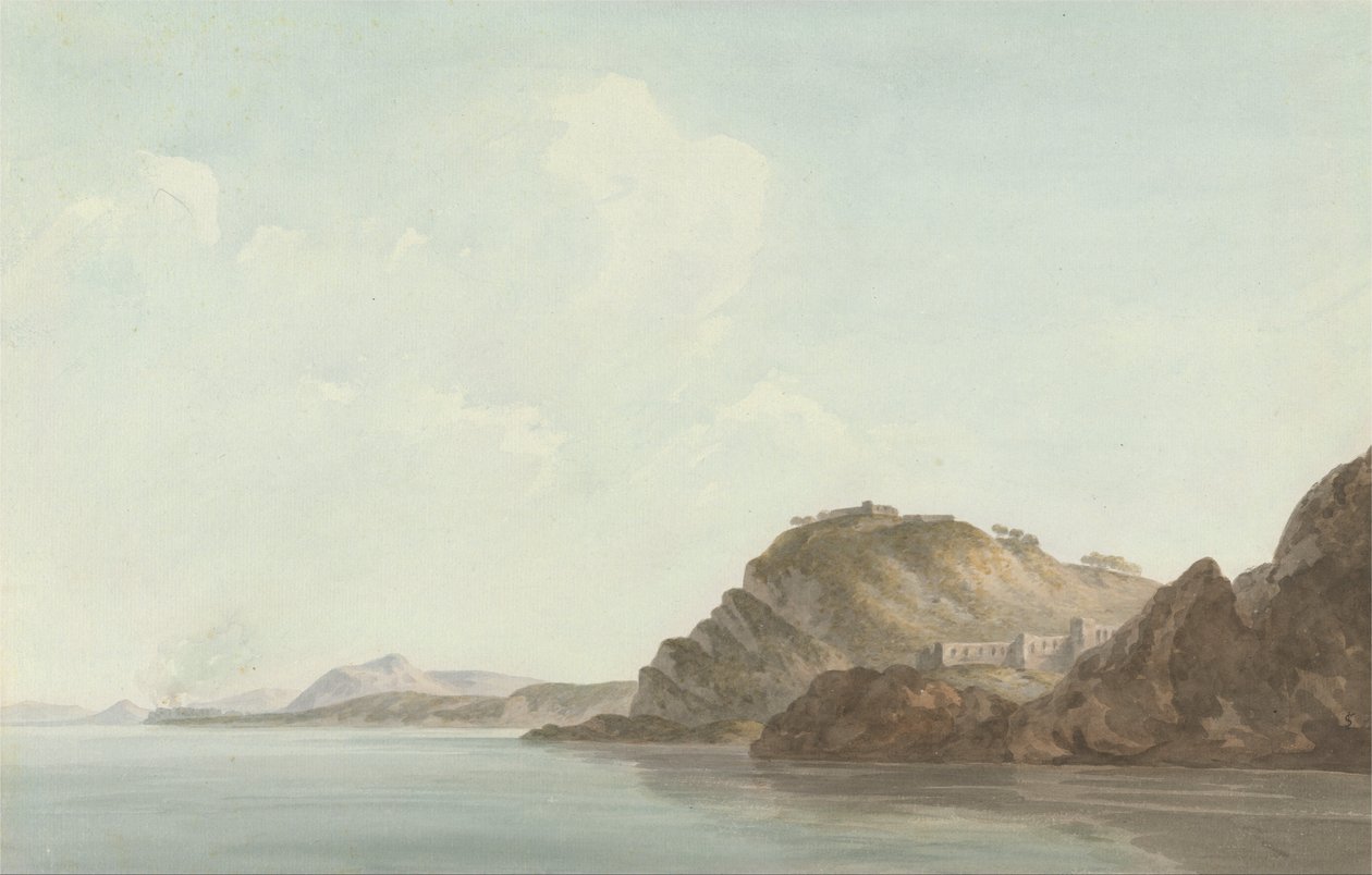 Costa perto de Sorrento de John Warwick Smith