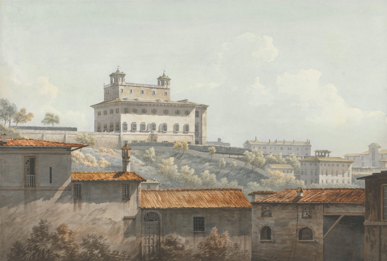 A Villa Medici, Roma de John Warwick Smith