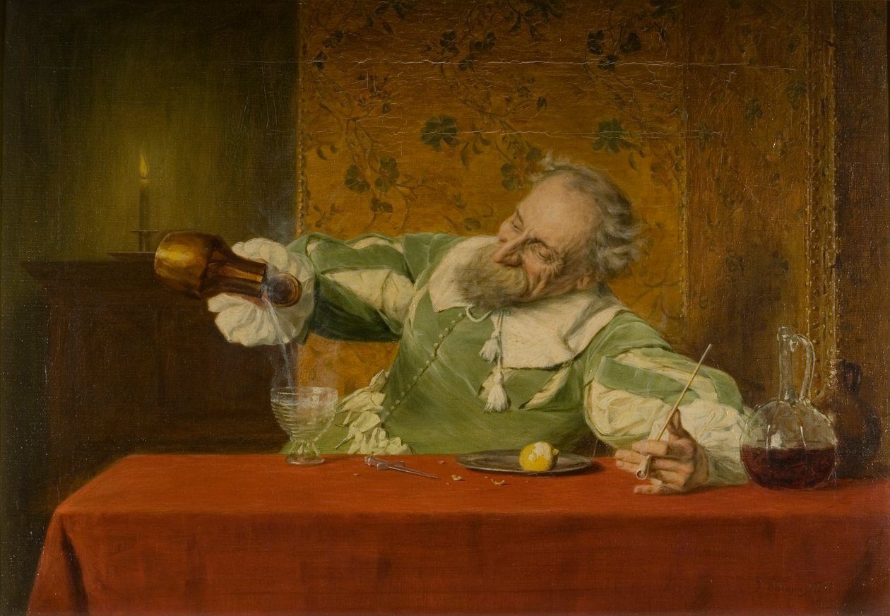 Um Nightcap, 1880 de John Watson Nicol