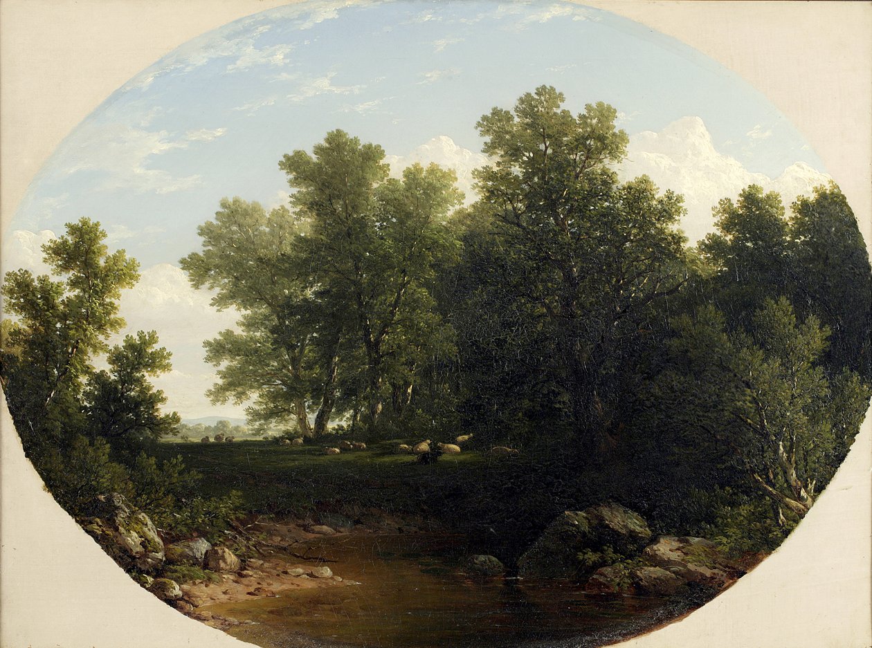 Paisagem, 1852 de John William Casilear