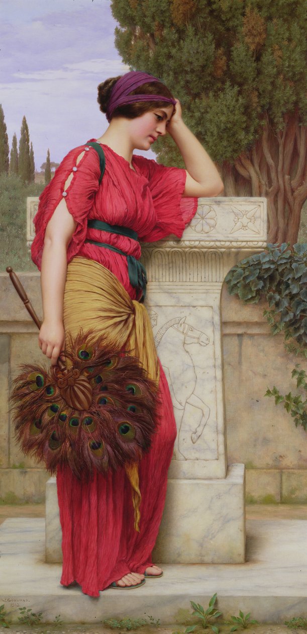 O pensativo de John William Godward