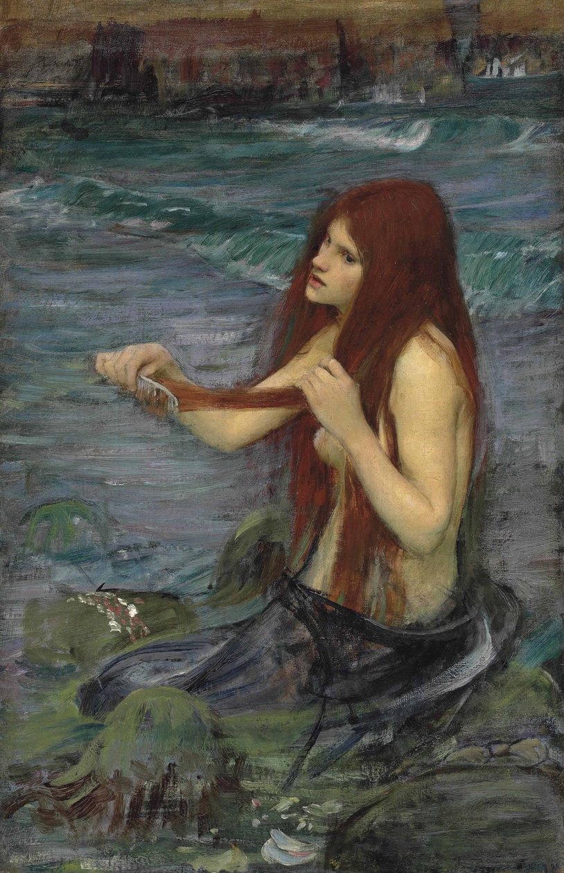 Uma sereia de John William Waterhouse