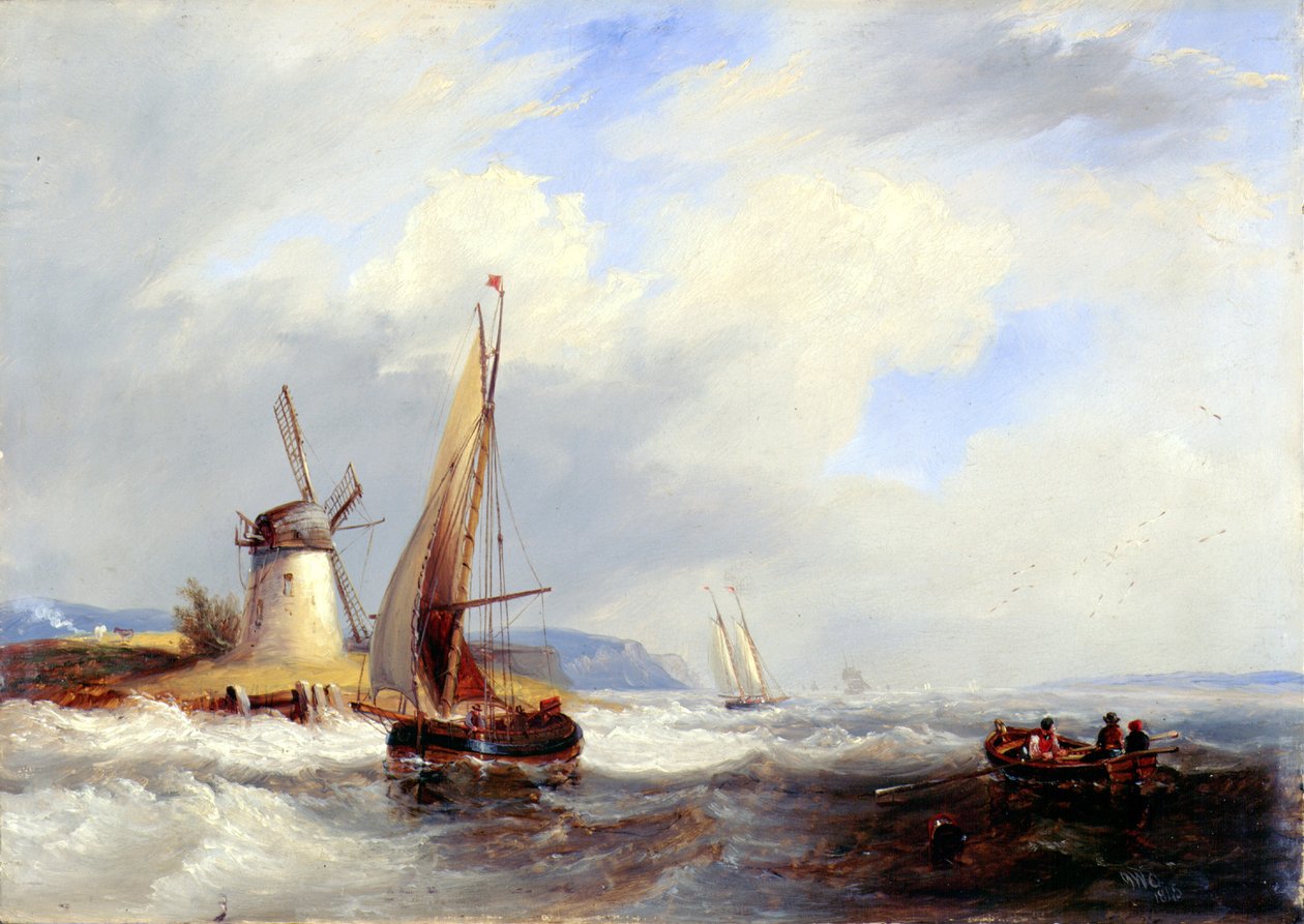 Cena da costa de John Wilson Carmichael