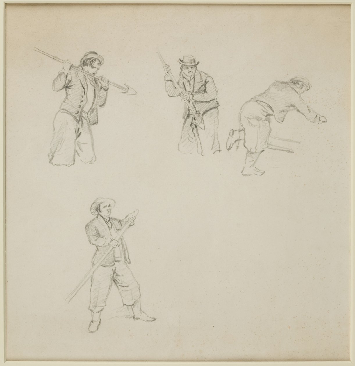 Figura Estudos de John Wilson Carmichael