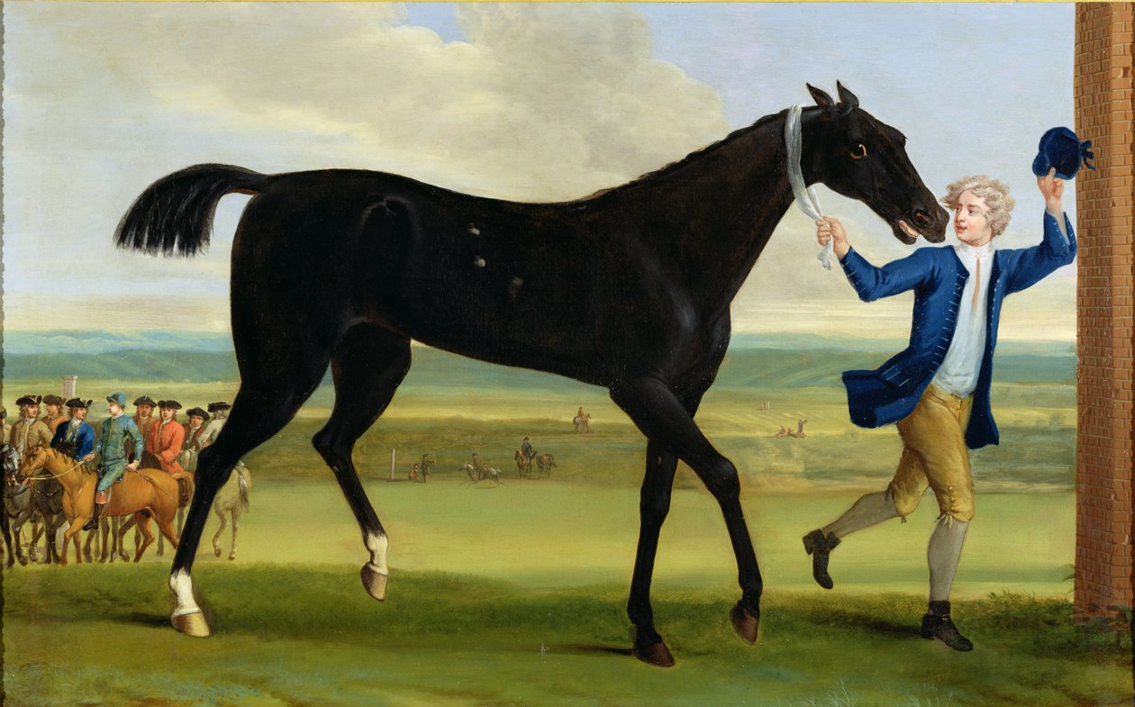 "Bonny Black", do duque de Rutland, c.1720 de John Wootton