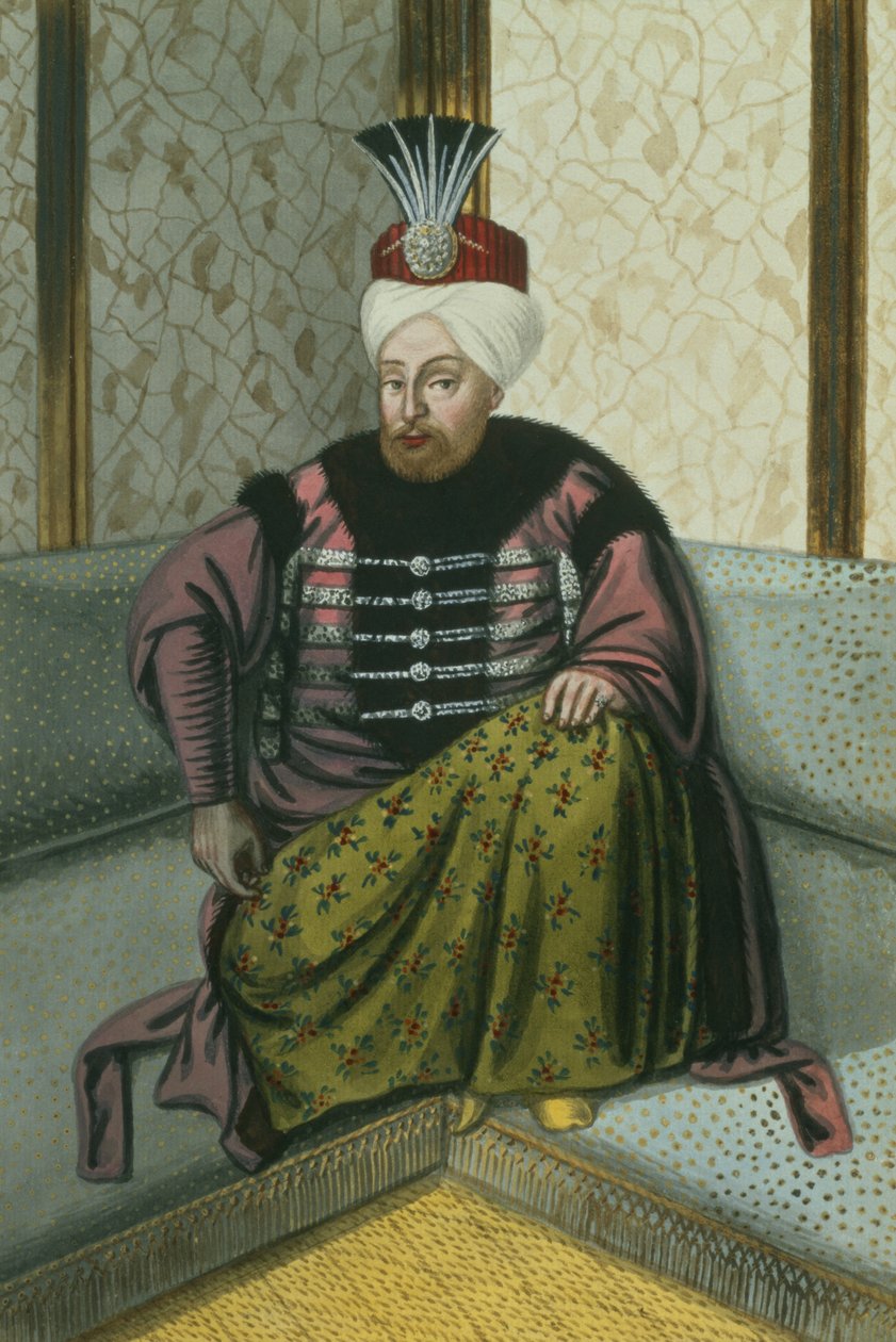 Maomé (Mehmed) IV (1642-93) Sultão 1648-87, de &39;Uma série de retratos dos imperadores da Turquia&39;, 1808 de John Young