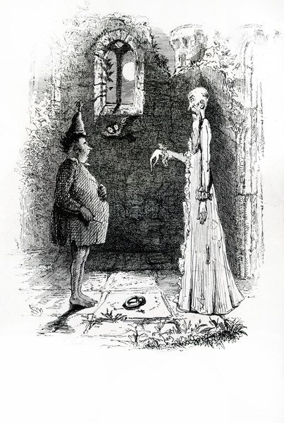 O Fantasma (gravura) de John (after) Leech
