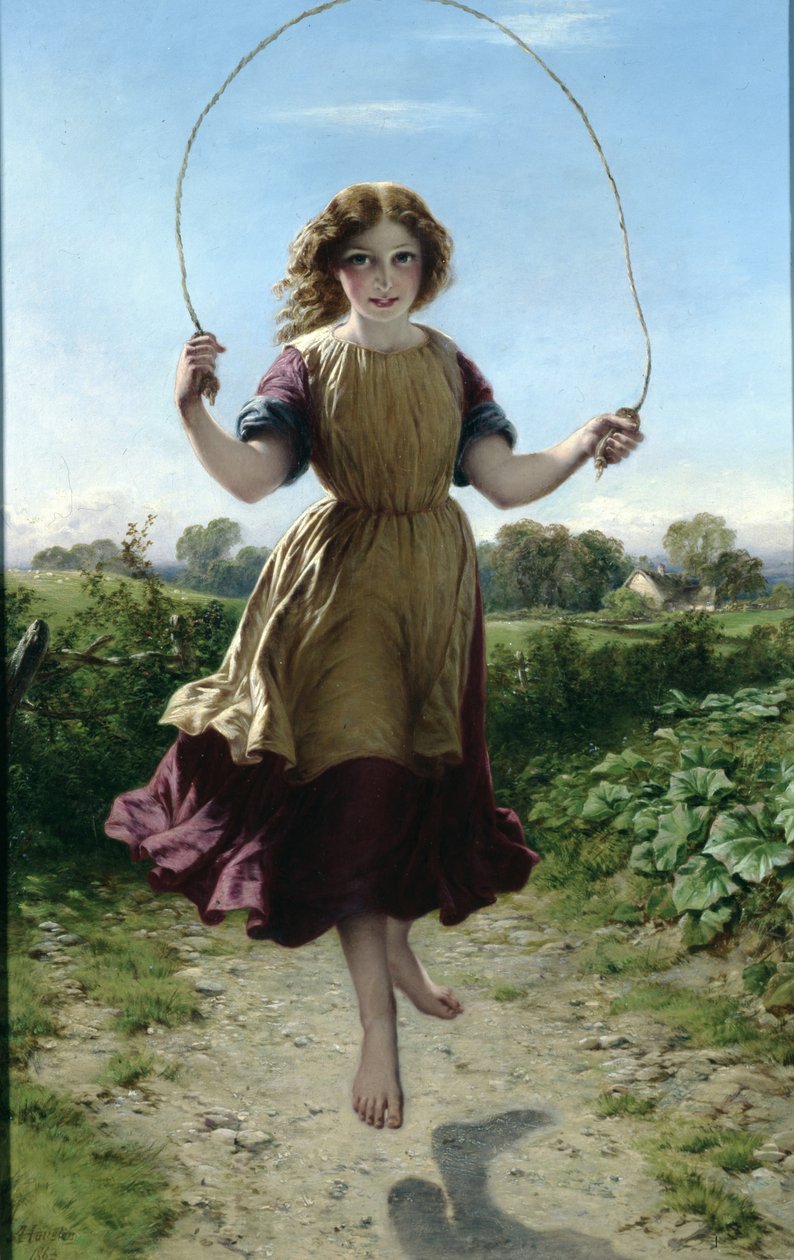Menina pulando, 1863 de John Adam P. Houston