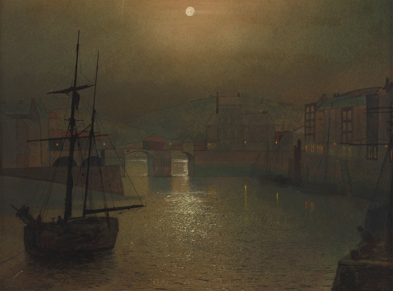 Whitby de John Atkinson Grimshaw