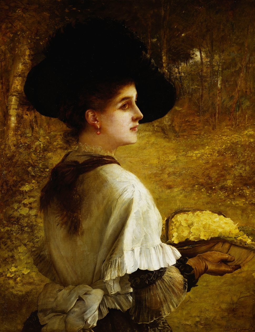 A cesta de prímulas, de John Bagnold Burgess