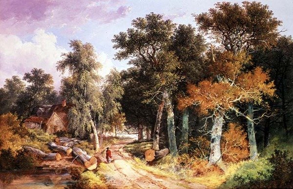 Paisagem do País de John Berney Ladbrooke