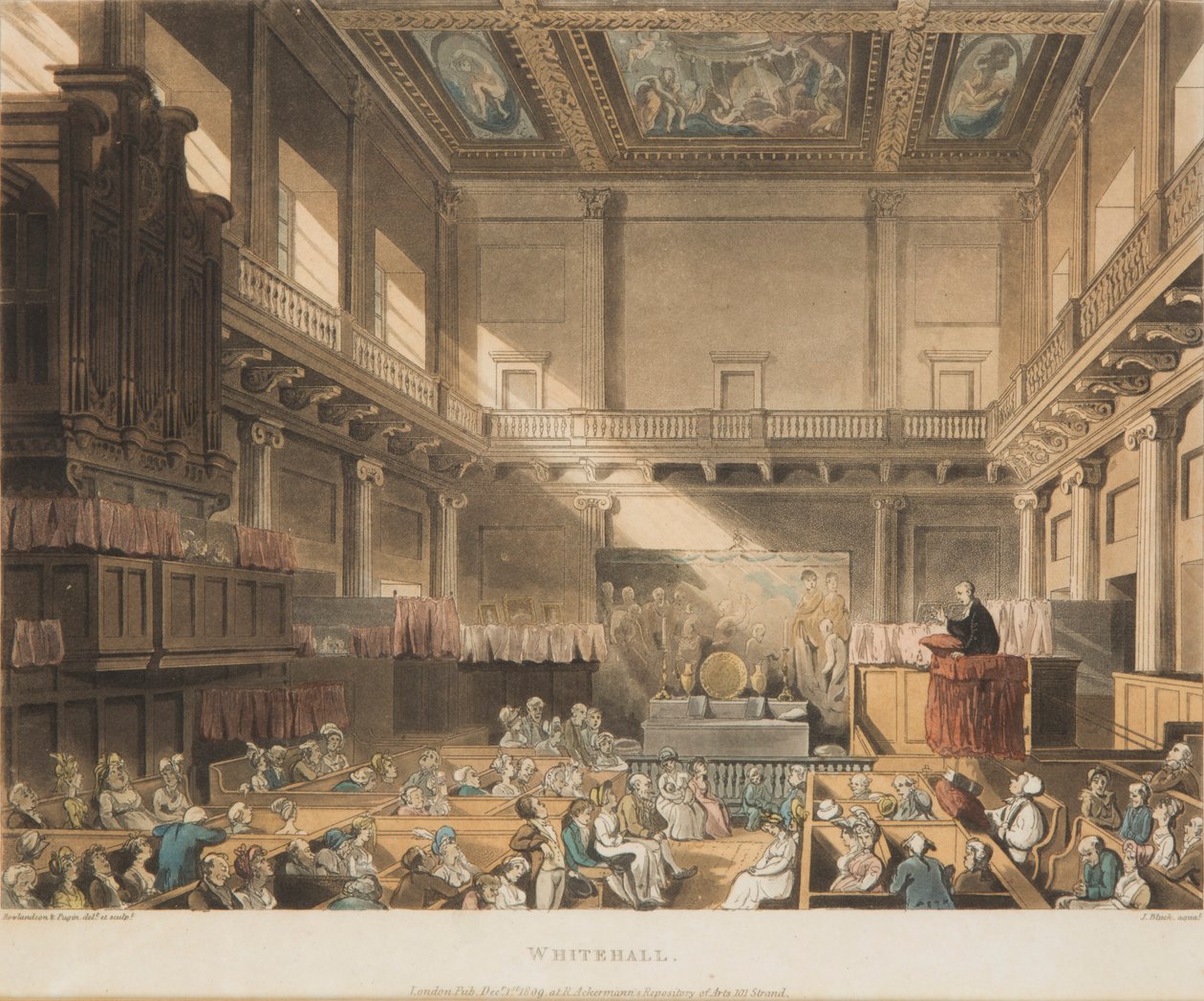 A capela Whitehall de John Bluck