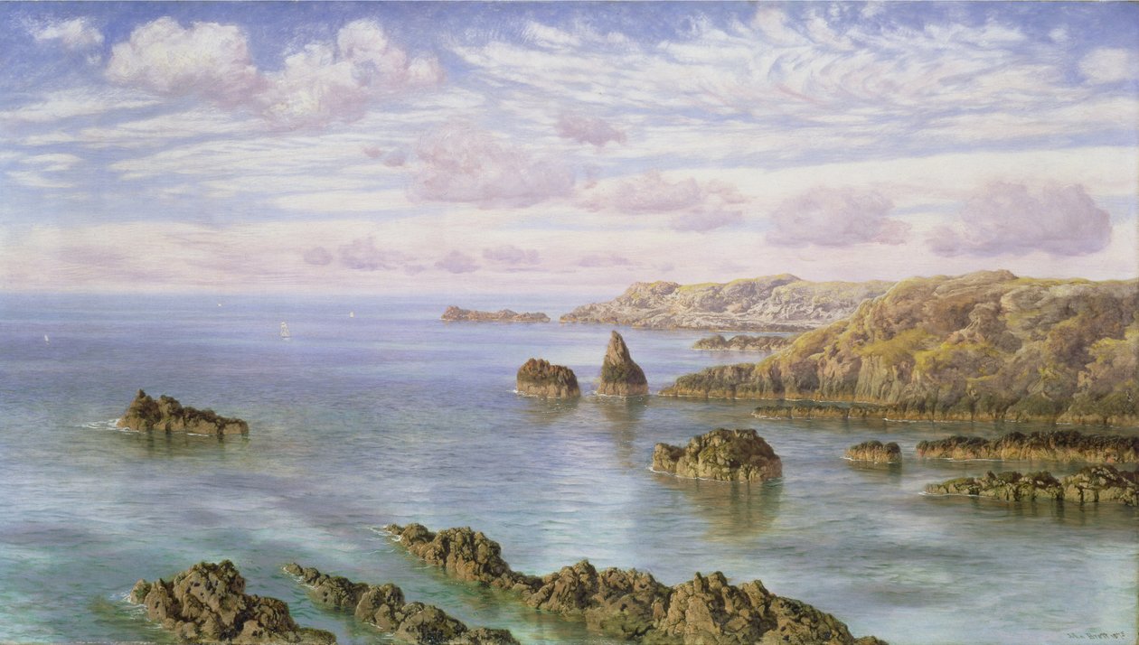 A costa sul de Guernsey de John Brett