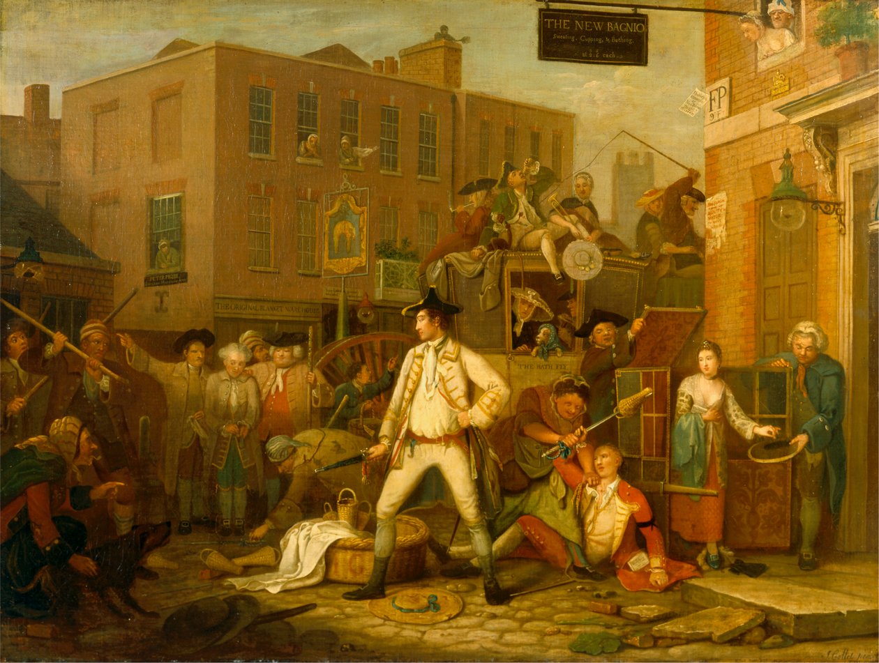 Cenas numa London Street de John Collet