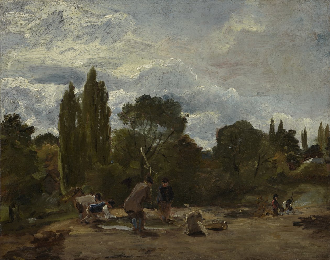 Nabos-cabeçotes, East Bergholt, c.1812-15 de John Constable