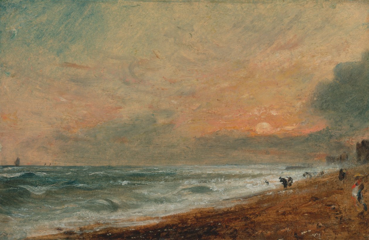 Praia de Hove de John Constable