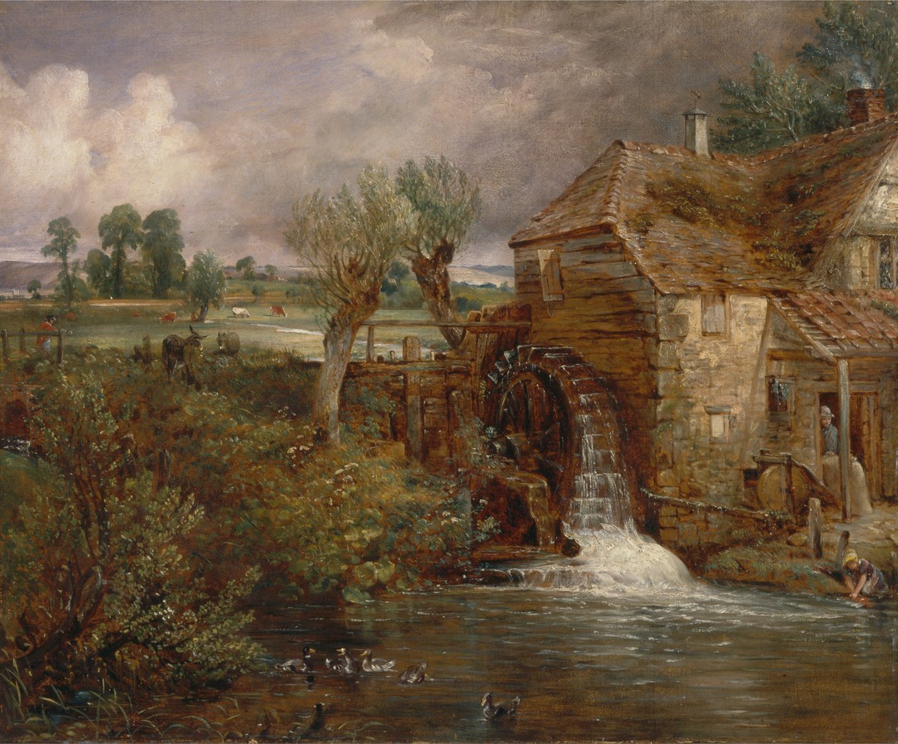 Parham Mill, Gillingham de John Constable