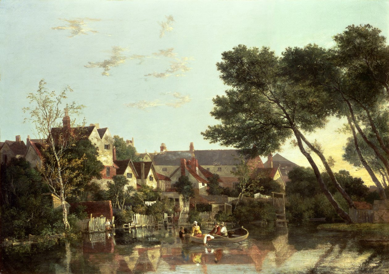 Rio Norwich, tarde, c.1812-19 de John Crome