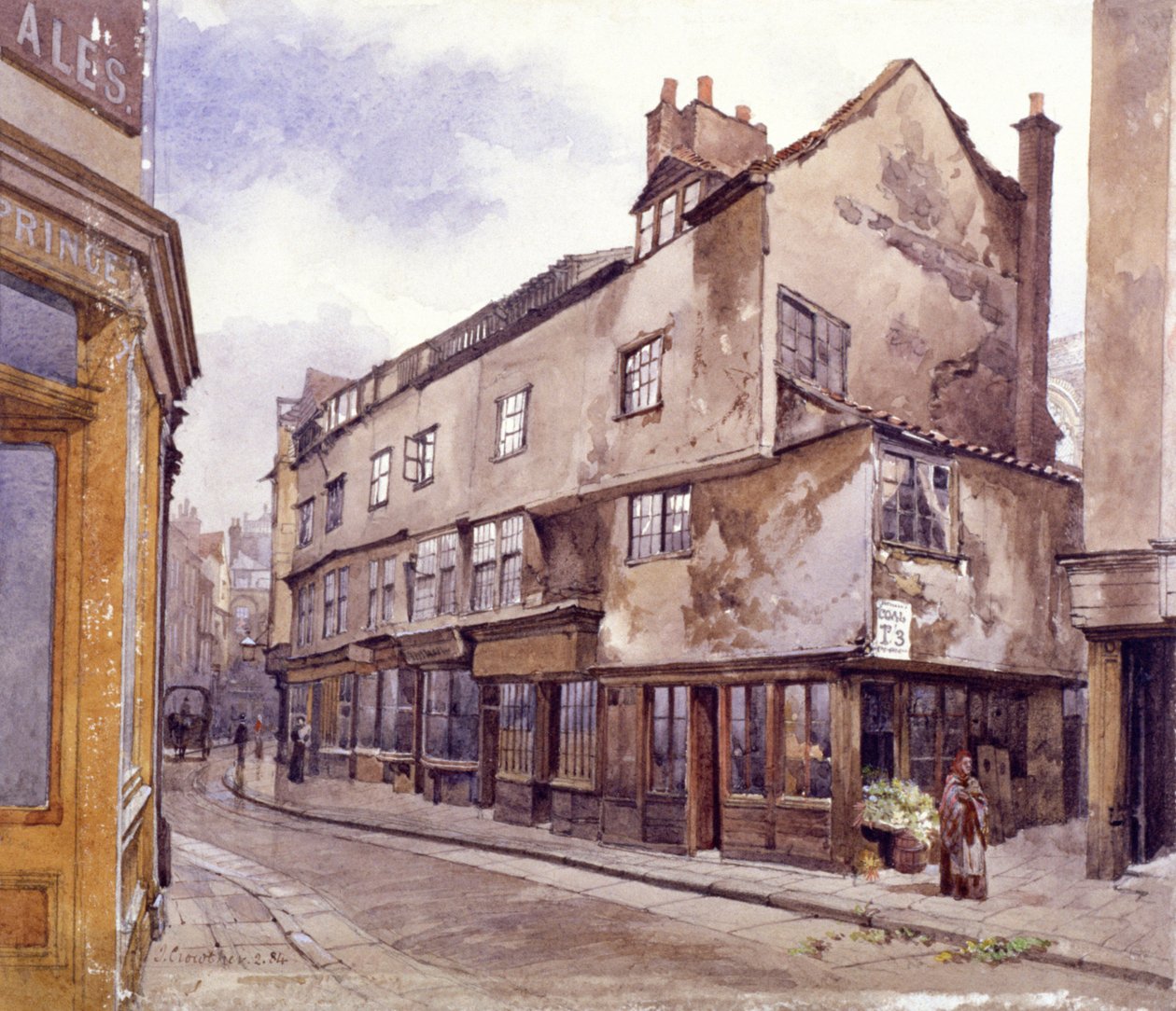 Cloth Fair, Londres, 1884 de John Crowther