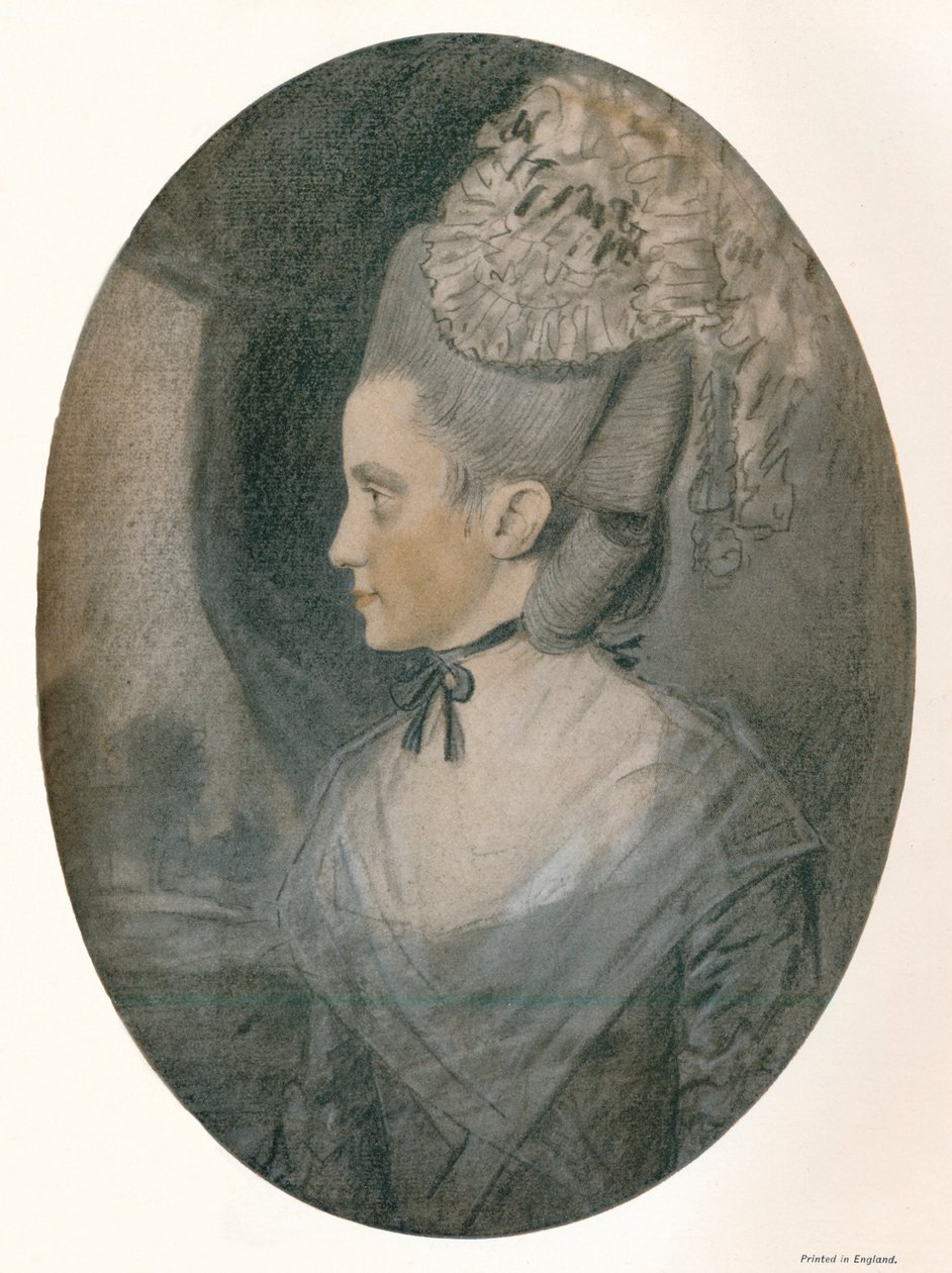 Sra. John Mortlock Nee Harrison, c1780 de John Downman