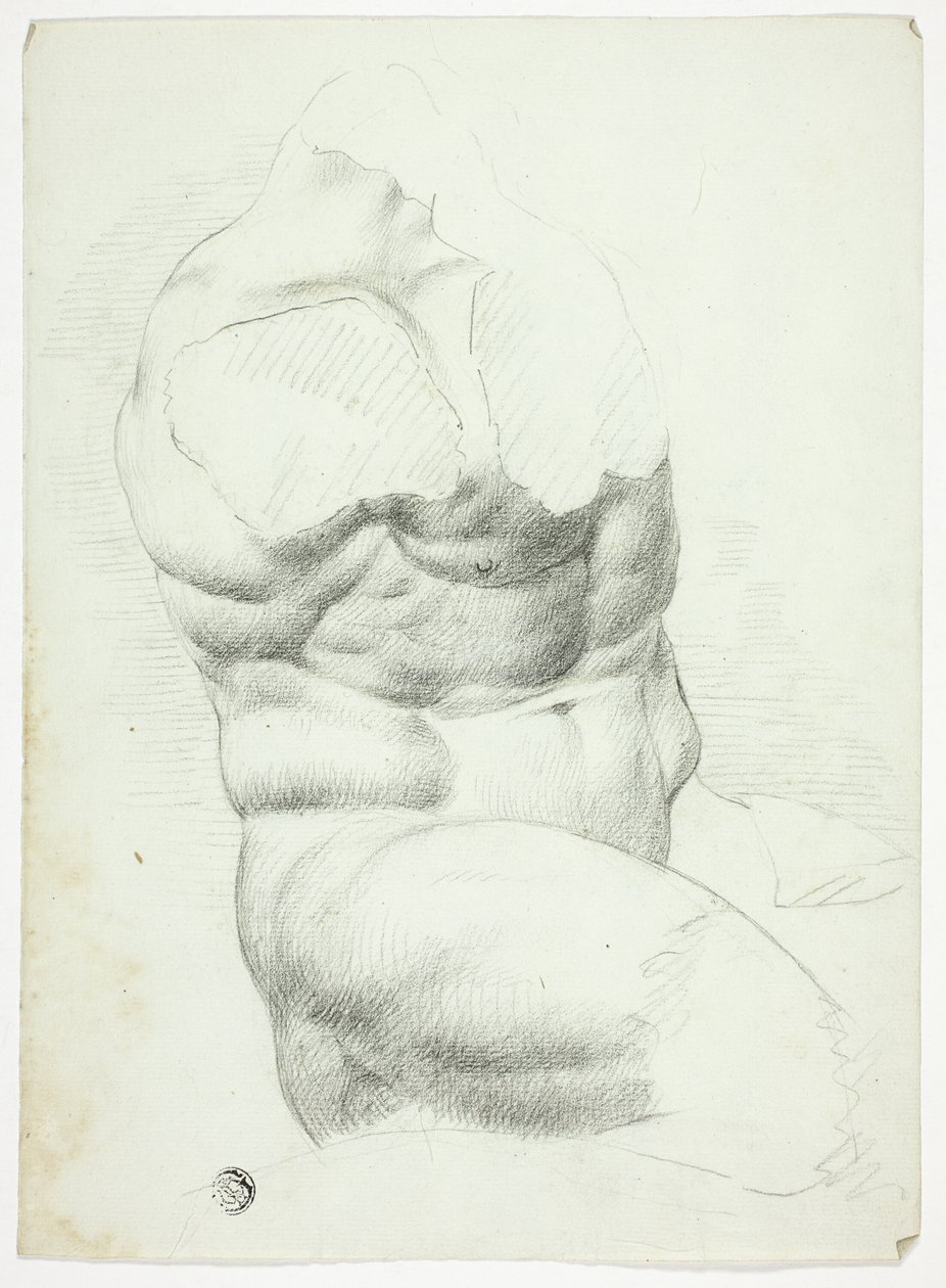 Torso de uma estátua antiga de John Downman