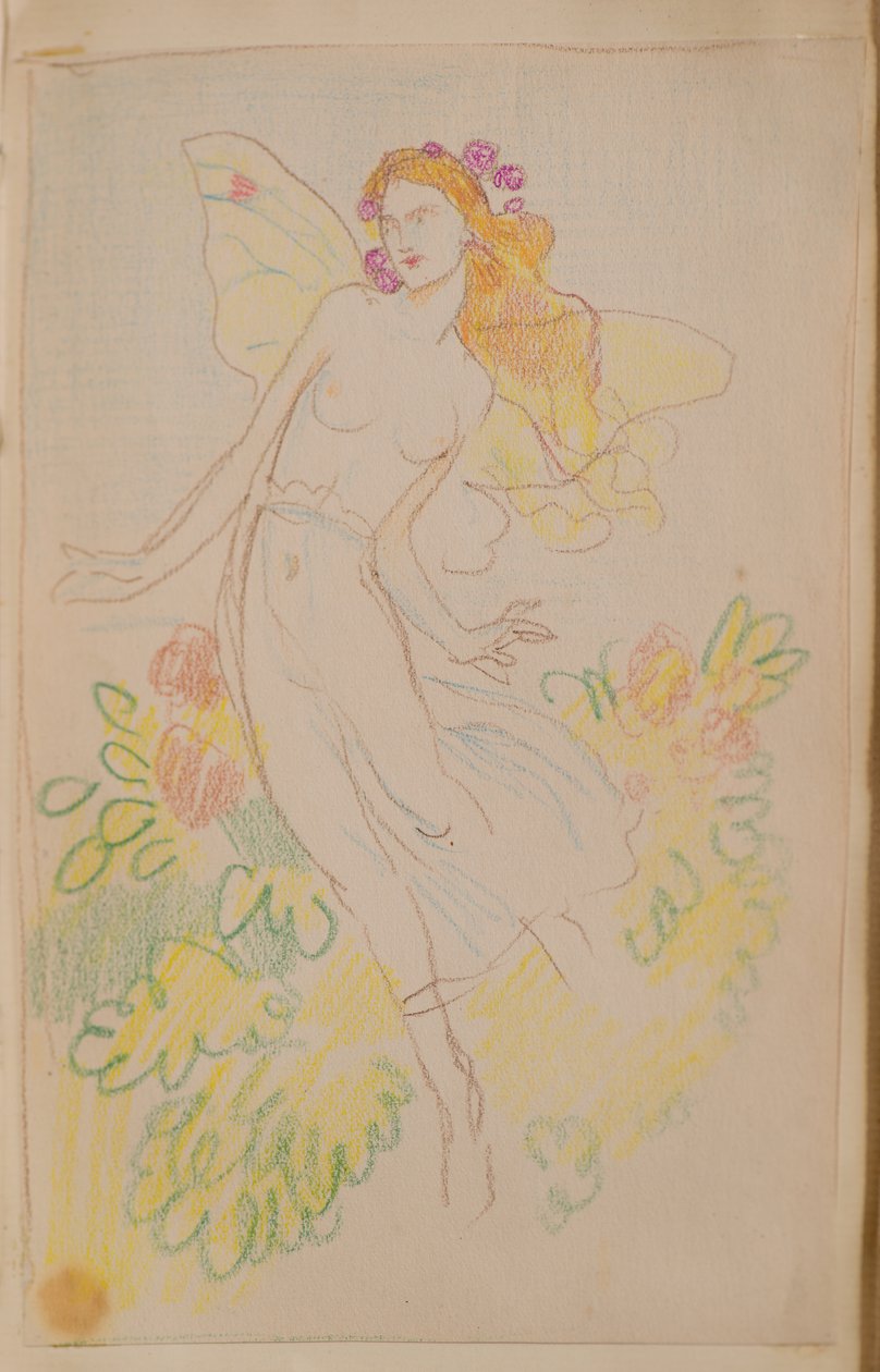 Sem título [Fada] (lápis) de John Duncan