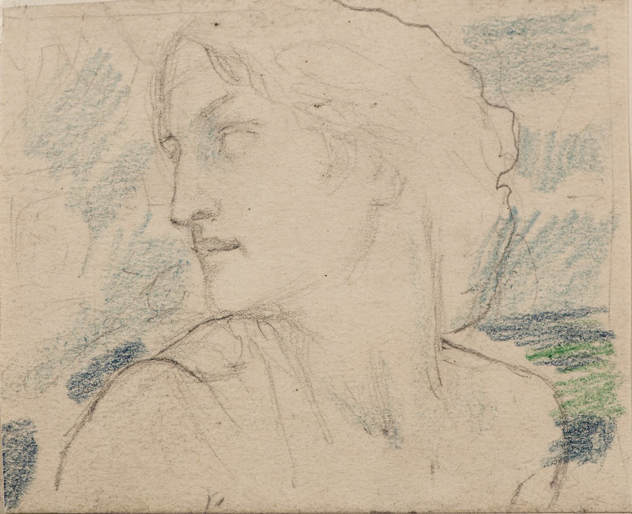 Sem título [Figura feminina] (lápis) de John Duncan