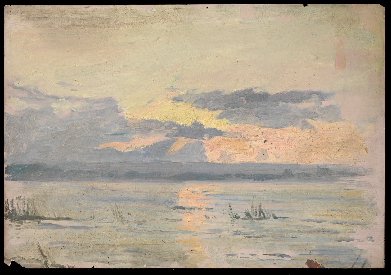 Paisagem marítima (pintura) de John Everett