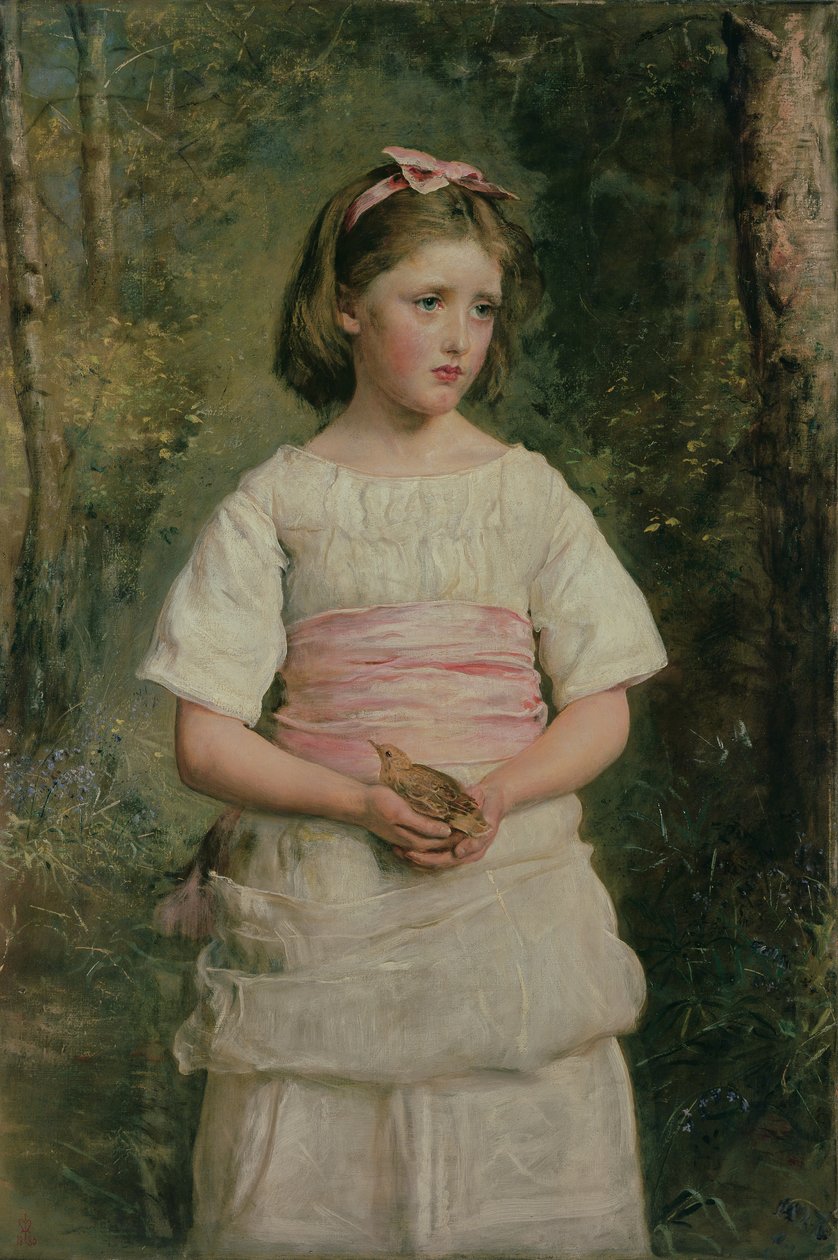 Caiu do Ninho de John Everett Millais