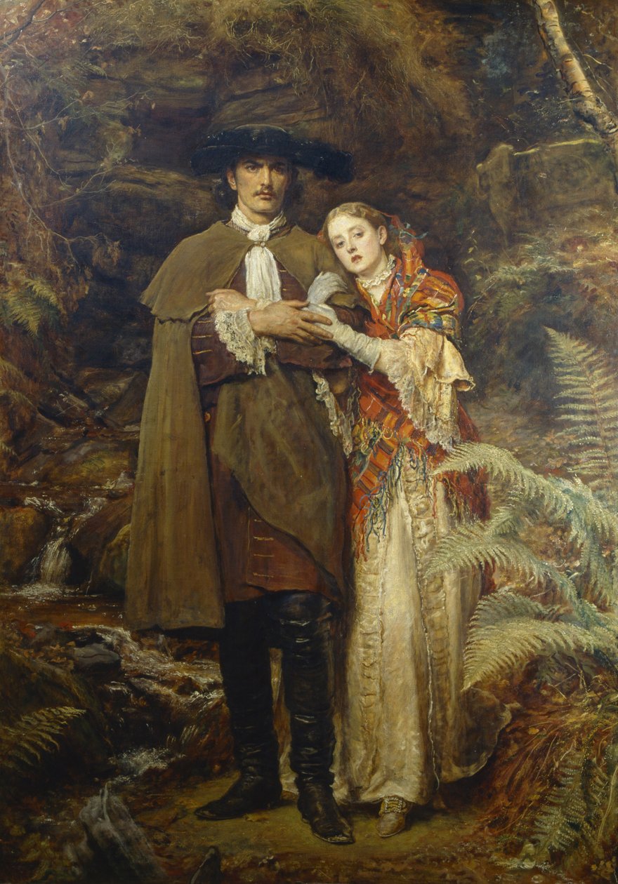 A Noiva de Lammermoor de John Everett Millais