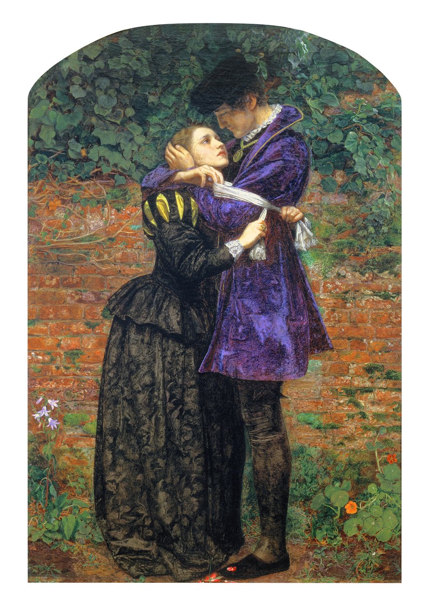 O huguenote, 1851-52 de John Everett Millais