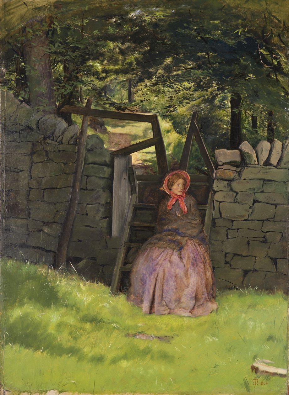 Esperando, 1854 de John Everett Millais
