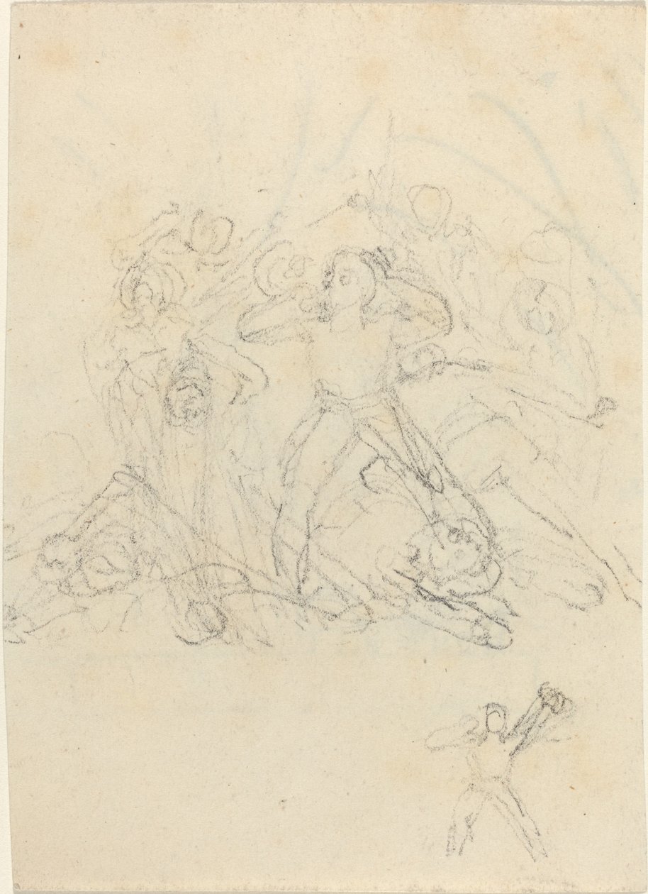 Cena de batalha de John Flaxman